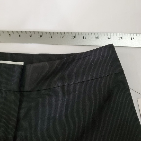 Nine West  Dress Pants Womens Size 10 Black Pin Stripped Gray Stripes Career - Picture 6 of 11